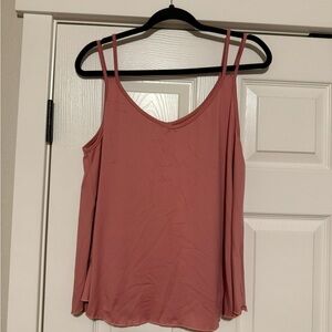 SHEIN Dusty Rose Double Strap Camisole